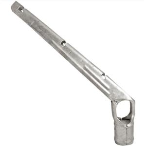 Galvanized Chain Link Fence Fittings Barbed Wire Extension Arms