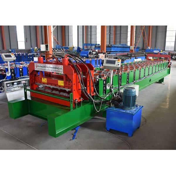 Long Curving Roof Trapezoidal Sheet Roll Forming Machine Effective Width 835 / 828 / 840mm