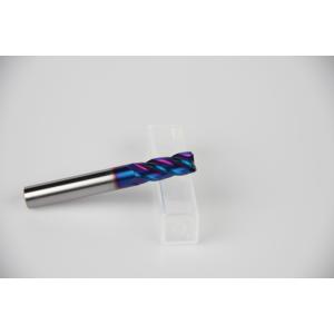 China Black Blue Gold Coating Carbide End Mill 8mm 10mm Bull Nose With Corner Radius on sale