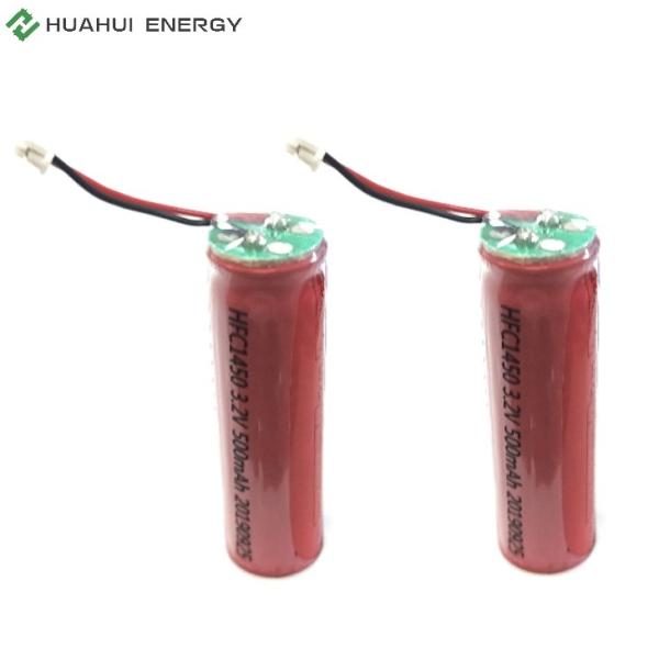 Quality Lifepo4 Ion Iron Phosphate Lithium Battery Rechargeable Energy HFC1450 3.2V 500mAh wholesale