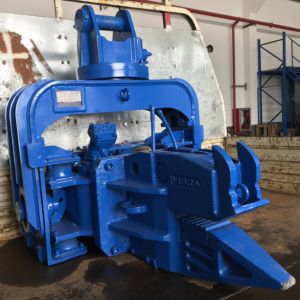 Embraced Elastic Sheath 10m 30T Pile Driver Excavator Attachment