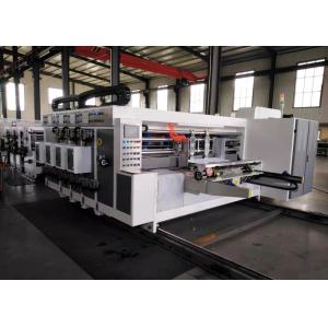 China Lead Edge Feeder Corrugated Carton Flexo Printer Slotter Machine / Carton Box Packing Machine on sale
