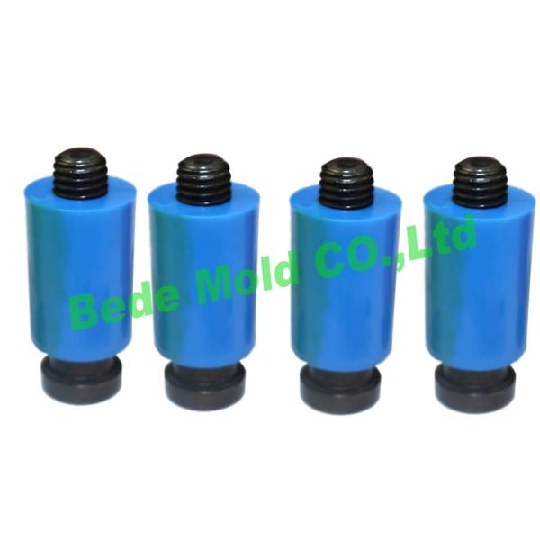 Blue 16mm Nylon Parting Locks Mould Heat Resistant for Plastic Injection Molding