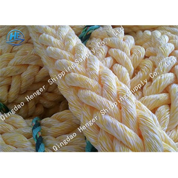 Professional Braided Polypropylene Rope Marine Supply White Color 12 Strands