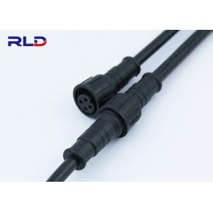 Copper Alloy Power Cable Connector , 2 Pin IP67 Waterproof Injector Connector