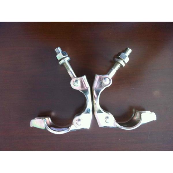 Quality Steel Forged Scaffolding Swivel Coupler , Pressed Scaffolding Pipe Clamps wholesale