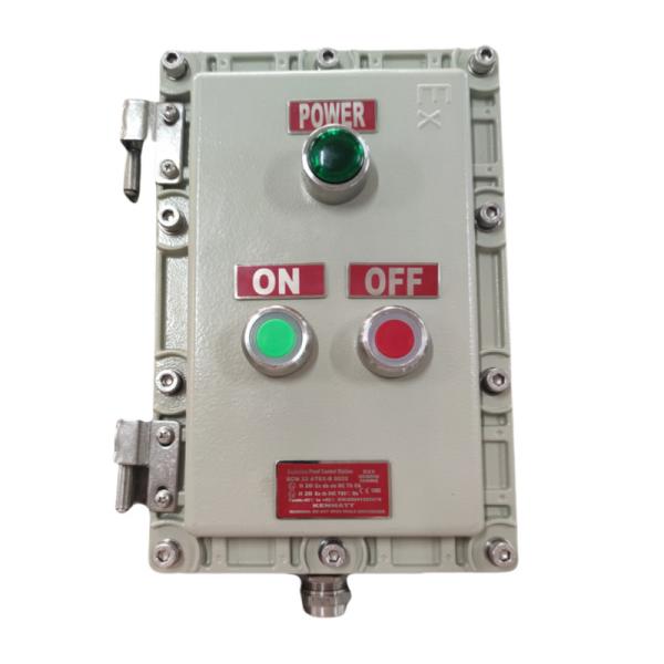 10mm Thick Explosion Proof Flameproof Control Sation Box IP66 Anti Corrsion