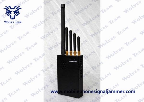 Quality 3W Handheld Cell Phone Jammer AC Adapter For Phone Signal LOJACK GPS wholesale