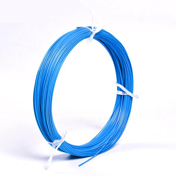 Non-Alloy 3/16 Diameter Blue Color PVC Coated Galvanized Steel Wire Rope Cable For Good Performance In Marine Applications
