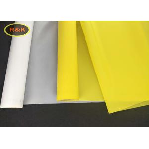 70T 80T 90T 200 Screen Printing Mesh Roll , Polyester Mesh Screen Acid