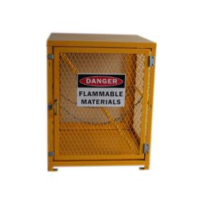 Vertical 4 Propane Cylinder Storage Cabinets With Security Chain / Single