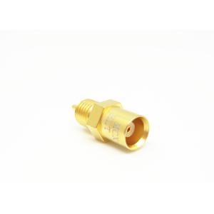 50Ohm Straight MCX RF Connector Concise Structure With Gold Plated Plating