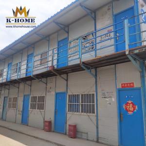 Tempoary Steel Structure Movable Portable Man Sandwich Panel Camps For Oilfiled