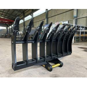Excavator Rake Bucket , land rake for excavator CAT320D PC200
