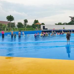 China 45kW Artificial Blower Summer Swim Wave Pool For Water Park New Condition on sale