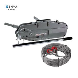 Cheap Portable Hand Operated Wire Rope Winch Tirfor with 3.2 Ton Capacity and 20M Max Lifting Height for sale