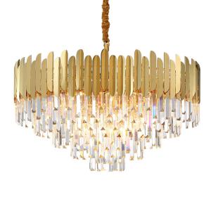 ODM Modern Hanging Crystal Pendant Chandelier Lights AC85V To 265V