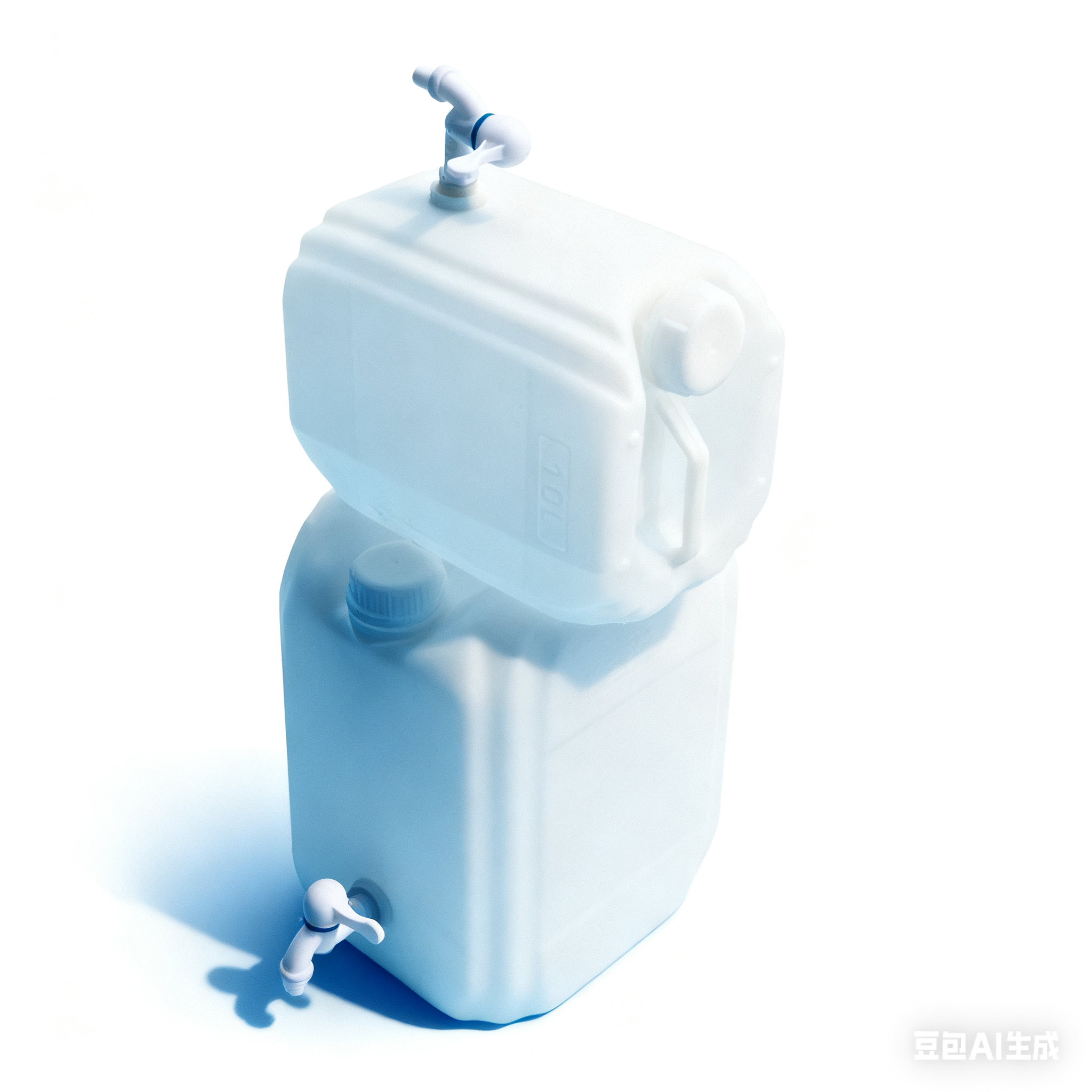 Molded-in Handle 15Liter Plastic Jerry Can For Easy Handling And Durable Storing