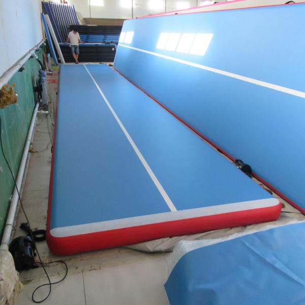 Quality High End Physical Exercises Inflatable Air Track Customized Height / Thick wholesale