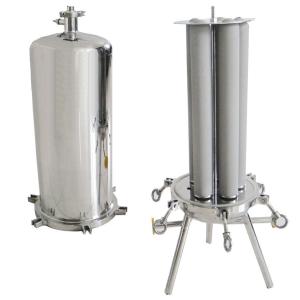 SUS316L Stainless Steel Microporous Membrane Filter Housing for Liquid