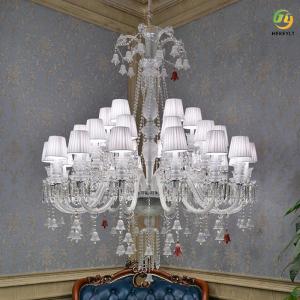 Cheap E14 Creative Simple Crystal Candle Chandelier For Nordic Living Room for sale