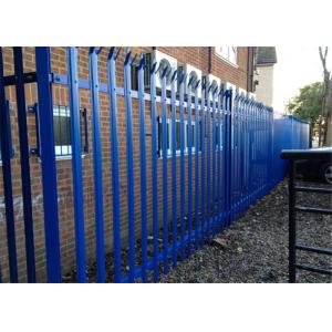 China Hot Dipped Galvanized European 2.4m Palisade Fencing Stainless Steel on sale