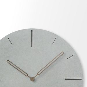 Eco-Friendly Home Deocration Wall Clock Grey Mdf Silent Wall Clock