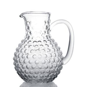 China Wholesale Bubble Collector Make Cheap Round Multifunctional Glass Pitcher on sale