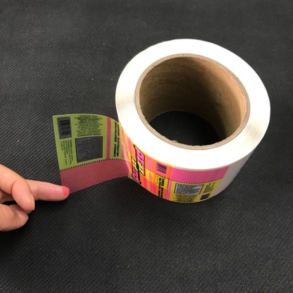 Quality Custom Die Cut Offset Printed Paper Labels Matte Lamination Accept Perforation Versatile Application wholesale