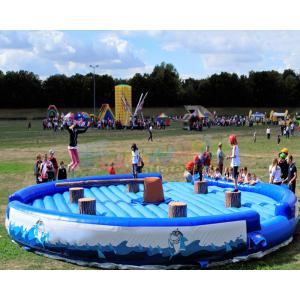 EN71 Inflatable Jousting Arena Interactive Last Man Standing Gladiator Game