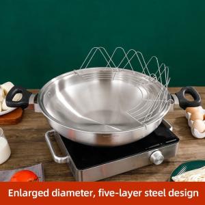 3 Layer Stackable Steamer Pot 304 Stainless Steel With Lid