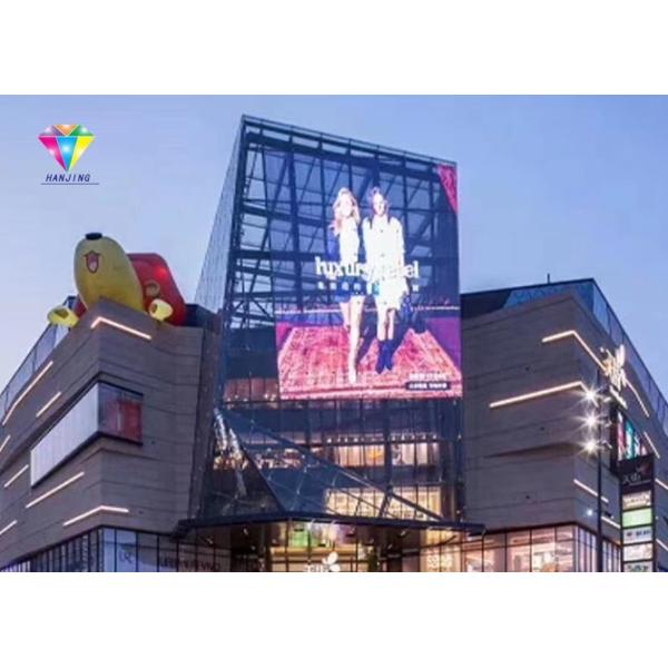 Quality PH10.4mm Outdoor Transparent Glass LED Display High Visibility Even Under Direct Sunlight wholesale