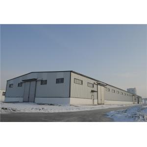 Prefabricated Steel Structure Workshop with Galvanized or Painted Finish
