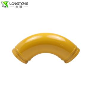 China Schwing Dn125 Concrete Pipe Elbow Twin Wall Painting Surface on sale