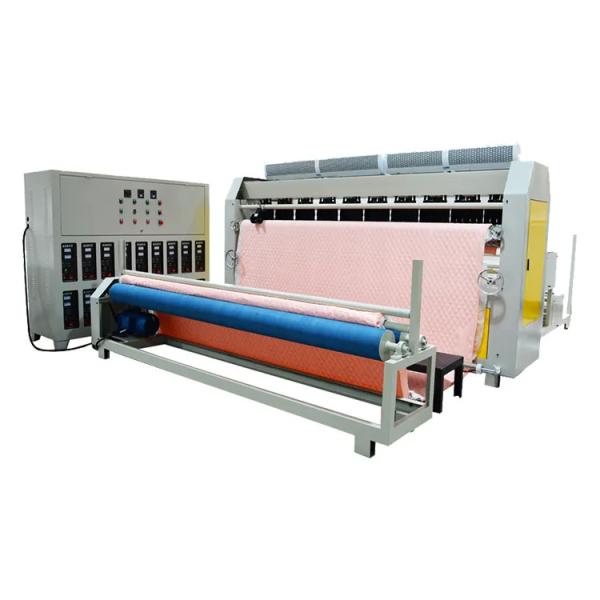 Quality Quilting Bonding Ultrasonic Embossing Machine PLC 5000x2000x1800cm wholesale