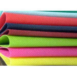 400gsm Staple 100 Polyester Non Woven Fabric / Nonwoven Geotextile Fabric