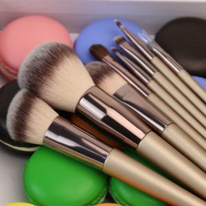 Champagne Gold Makeup Brush Set For Exquisite Makeup Creation