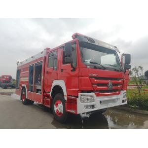SINOTRUK 375HP Fire And Rescue Truck 10 Wheeled Water Foam Powder Multiple