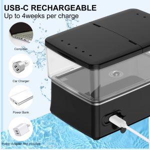 H2ofloss HF-3 Pro Countertop Water Flosser with 425ml Water Tank 50-150 PSI