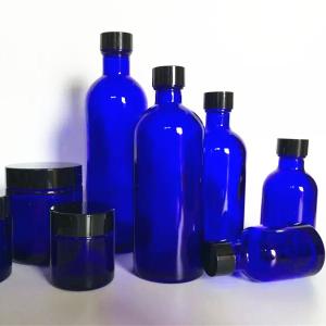 30g 33.5mm Frosted Reusable Empty Glass Lotion Jars With Lids
