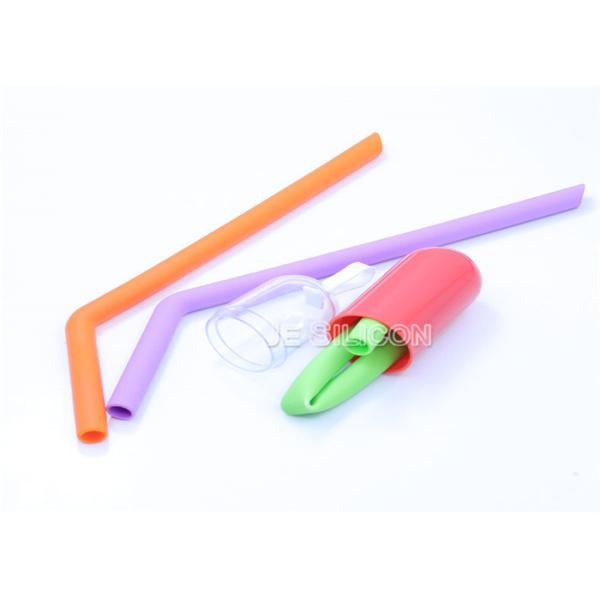 Quality Ecofriendly Healthy Softy Straws Reusable Silicone Straws No Oxidation wholesale