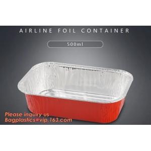 840ml Deep Disposable Aluminium Foil food grade take-away container,household