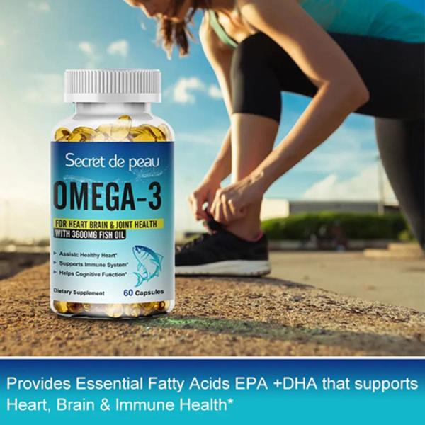 OEM/ODM Dha Triple Strength Fish Oil Omega-3 Fish Oil 1400 mg 850 mg Active Omega-3