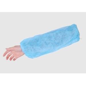 China Breathable Disposable Plastic Arm Sleeves  , Arm Protection Sleeves Elastic Design on sale