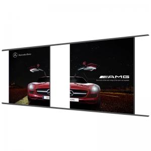 Cheap Indoor Sliding LED Screen Y Opening And Closing Led Display Panel for sale