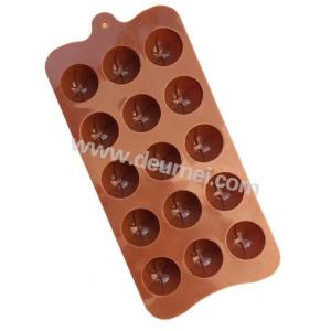 OEM Factory Direct Sale Silicone Sphere with Fan Design Chocolate Mold