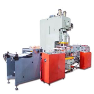 80-160pcs/min 2cavities Automatic Aluminum Foil Food Tray Plate Container Making