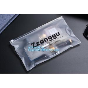 Zipper lock Bag with block slider, PE zipper lock bag, PA plastic bag, slider