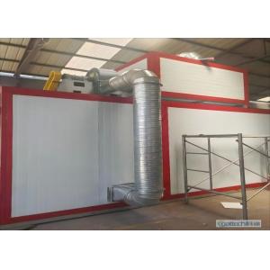 Automated High-Temperature Paint Spray Booth with Thermal Curing Oven