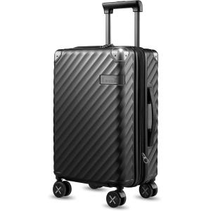 Carry On Luggage 22x14x9 Airline Approved - 35L Polycarbonate Expandable Hard
